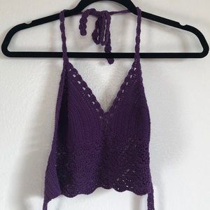 Crochet crop top